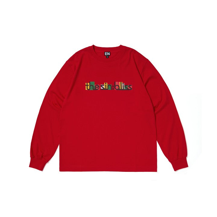 [ENHYPEN|إنهايبن] (One) ENHYPEN - L/S T-Shirt Red (THE SIN : BLISS) | إنهايبن - تي شيرت بأكمام طويلة أحمر (ذا سين : بليس)