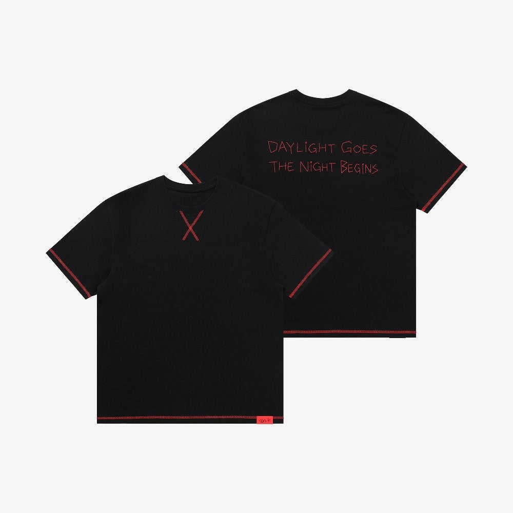 [JUN. K|جون كي] {Kpop} (One) JUN. K - Concert T-Shirt Black (Chest 56 cm / Length 72 cm) (2026 [DAYLIGHT GOES, THE NIGHT BEGINS]) | جون كي - تيشيرت الحفل أسود (عرض الصدر 56 سم / الطول 72 سم)
