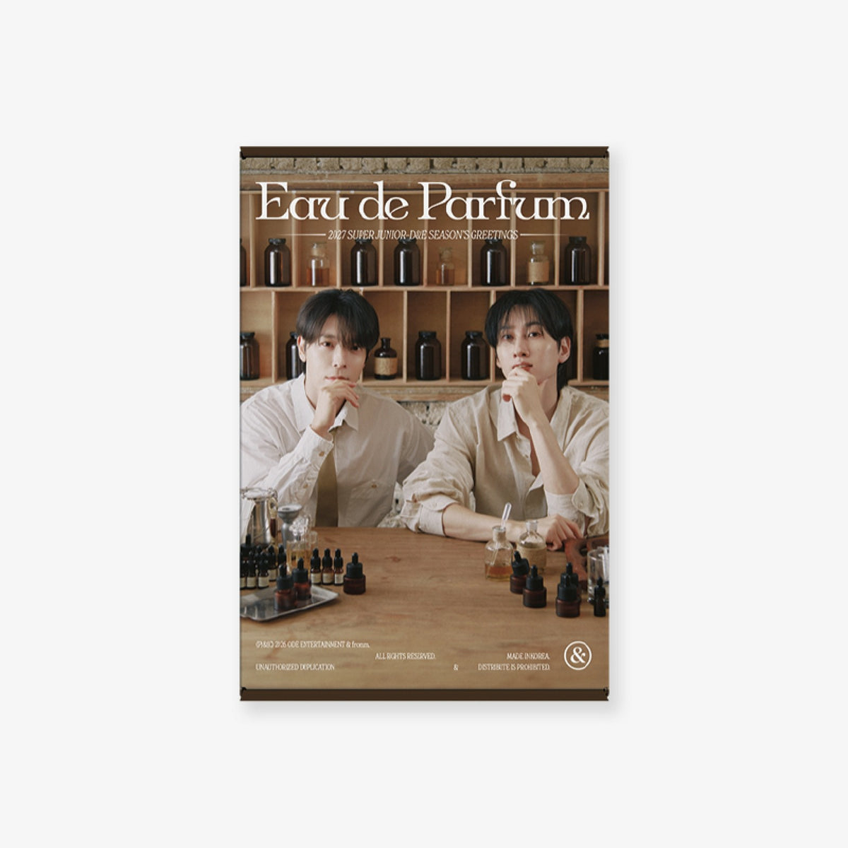 [Super Junior|سوبر جونير] (Set) SUPER JUNIOR D&E - 2027 Season's Greetings [Eau de Parfum] 19.5 x 27.5 x 6 cm | سوبر جونير دي أند إي - تهاني الموسم ٢٠٢٧ [Eau de Parfum] ‏١٩٫٥ × ٢٧٫٥ × ٦ سم