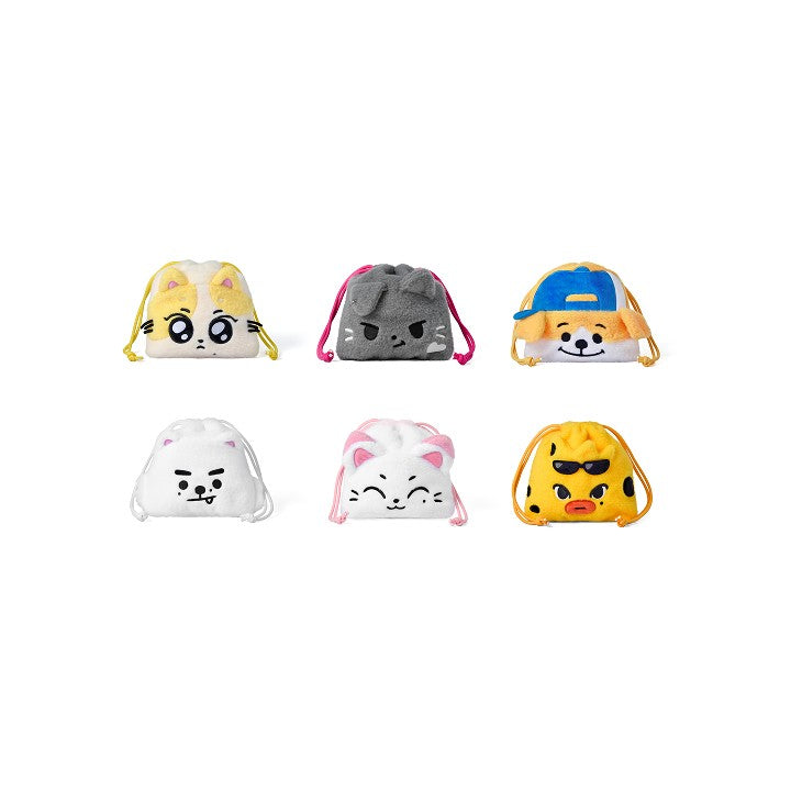 [ENHYPEN|انهايبن] (One) ENHYPEN - ENCHIN Pouch 20 x 20 cm (ENCHIN Official Character Goods) | انهايبن - حقيبة صغيرة إنشين ٢٠ × ٢٠ سم (منتجات شخصيات إنشين الرسمية)