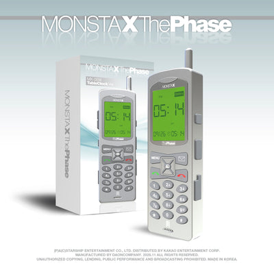 [Monsta X|مونستا اكس] {Kpop} (One) MONSTA X - EP [The Phase] (MX-0514 Table Clock Ver., Limited Edition) | مونستا اكس - الألبوم القصير [The Phase] (نسخة ساعة الطاولة MX-0514، إصدار محدود)