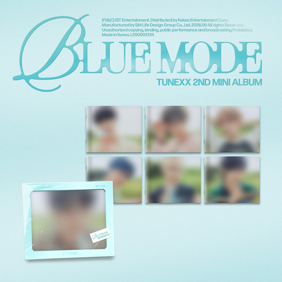 [TUNEXX|تونيكس] {Kpop} (One) TUNEXX - 2nd Mini Album [BLUE MODE] (Individual Mode Ver.) | تونيكس - الألبوم المصغّر الثاني [بلو مود] (نسخة إنديفيجوال مود)
