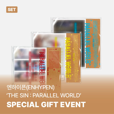 [ENHYPEN|انهايبن] (Set) ENHYPEN - Spin-off Single [THE SIN : PARALLEL WORLD] (DREAM + DAY + NIGHT Ver., 3-CD Set) | انهايبن - سينغل [THE SIN : PARALLEL WORLD] (نسخ DREAM و DAY و NIGHT، ٣ أقراص)