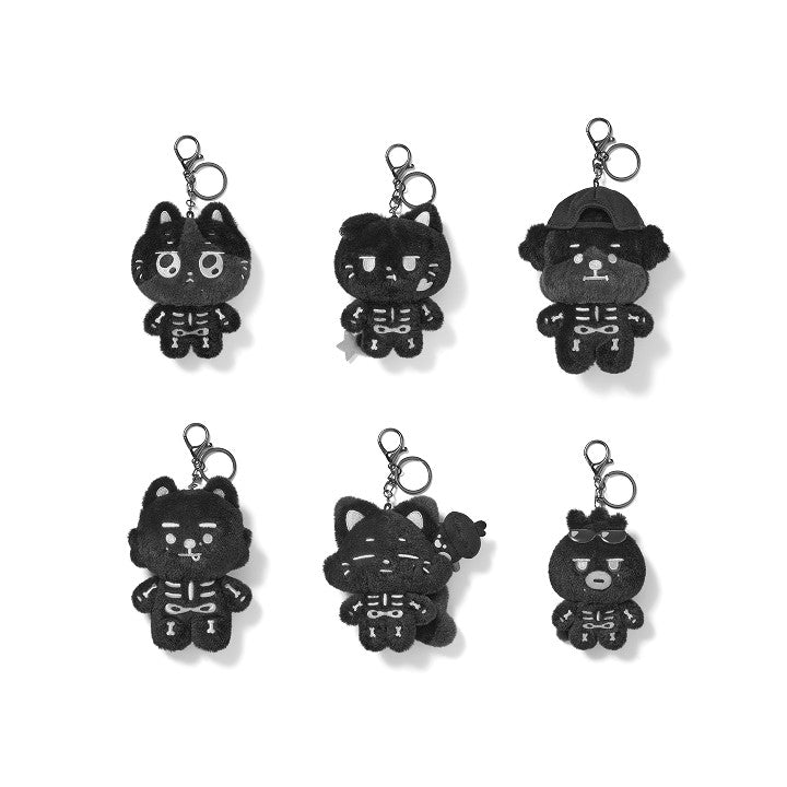 [ENHYPEN|انهايبن] (One) ENHYPEN - SPOOKY ENCHIN Spooky Keyring, 6 Characters (SPOOKY ENCHIN) | انهايبن - ميدالية مفاتيح SPOOKY ENCHIN، ٦ شخصيات (مجموعة SPOOKY ENCHIN)