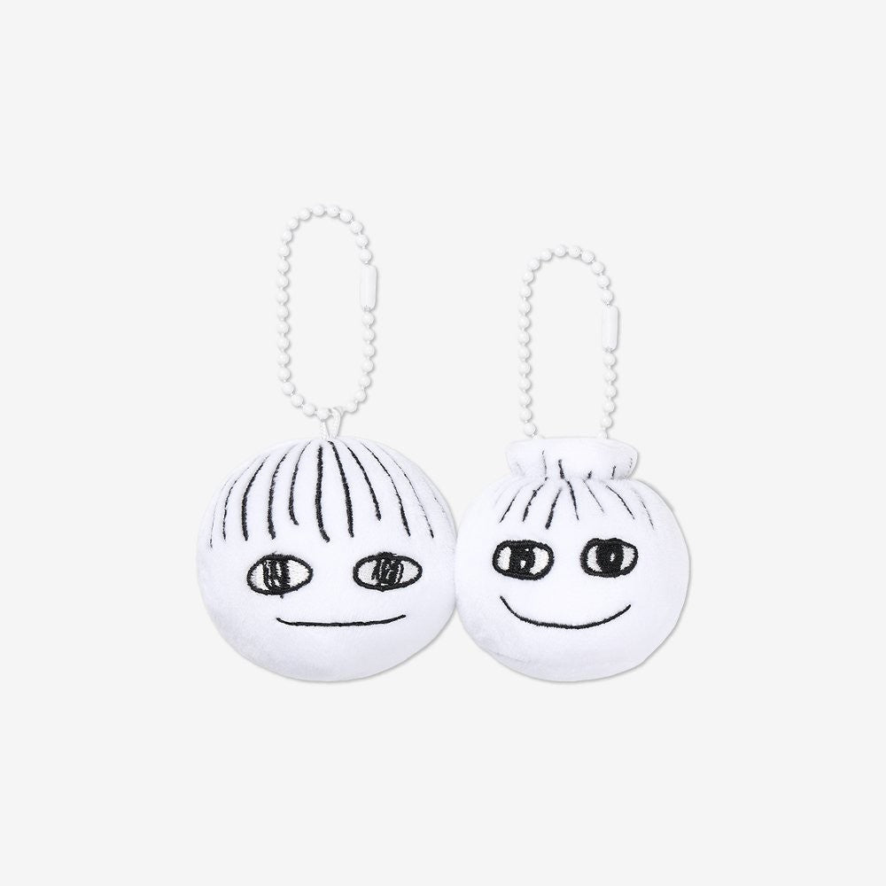 [Day6|داي 6] {Kpop} (Set) SUNGJIN - JJIN & JJIN BBANG Twin Plush Keyring Set 5 x 5 cm (2 pcs) (2026 SUNGJIN Pop-up [박성찐이야]) | داي 6 سونغجين - طقم ميداليتين قطنيتين جين وجين بّانغ ٥ × ٥ سم (قطعتان) (بوب أب سونغجين ٢٠٢٦ [박성찐이야])