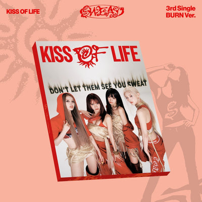 [KISS OF LIFE|كيس أوف لايف] {Kpop} (One) KISS OF LIFE - 3rd Single Album [SWEAT] (BURN Ver.) 12 x 16 x 1 cm | كيس أوف لايف - الألبوم الفردي الثالث (نسخة BURN)