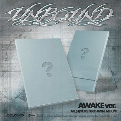 [ALL(H)OURS|أول أورز] {Kpop} (One) ALL(H)OURS - The 6th Mini Album [UNBOUND] (Awake Ver.) 17.6 x 24.8 cm | أول أورز - الألبوم المصغّر السادس أنباوند (نسخة Awake)