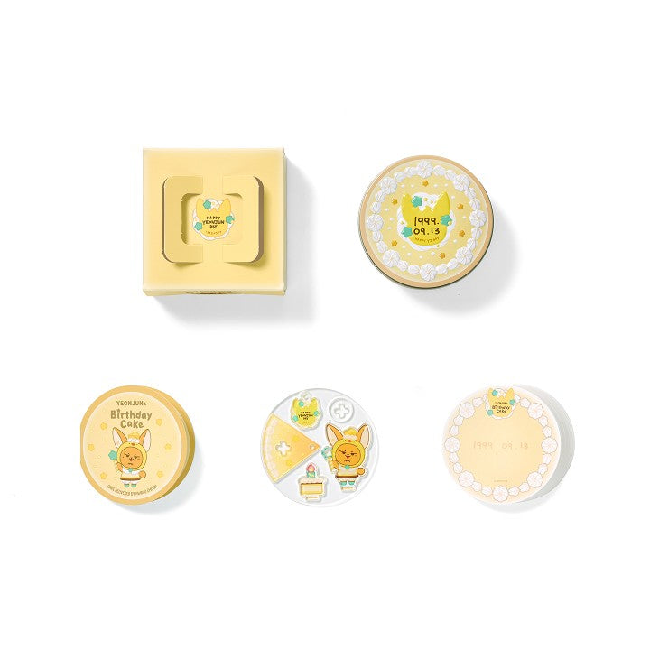 [TXT|تي اكس تي] (Set) TOMORROW X TOGETHER - YEONJUN HWANG CHOON Tin Case Set (Tin Case + Letter + Acrylic Stand + Memo Sheets) | تومورو × توغيذر - طقم علبة معدنية هوانغ تشون ليونجون (علبة + رسالة + ستاند أكريليك + أوراق ملاحظات)