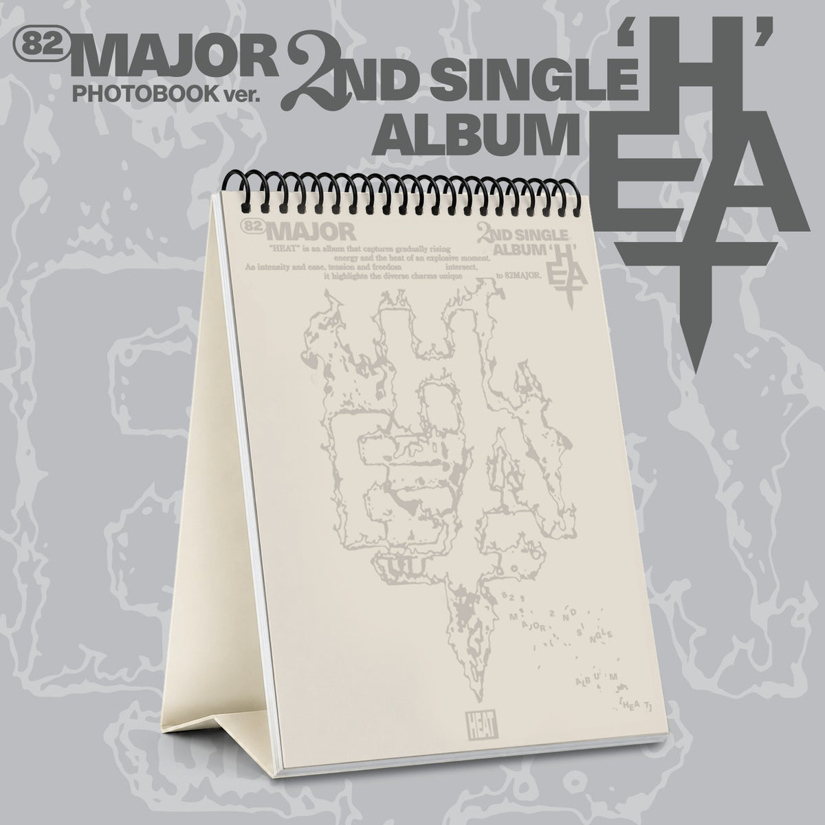 [82MAJOR|٨٢ ميجور] {Kpop} (One) 82MAJOR - 2nd Single Album [HEAT] (Photobook Ver.) 16.7 x 24 cm | ٨٢ ميجور - الألبوم المنفرد الثاني هيت (نسخة كتيب الصور)