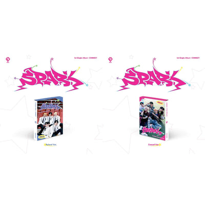 [EMOTI:M|إيموتي إم] {Kpop} (Set) EMOTI:M - 1st Single Album [CONNECT] (School Ver. + Casual Ver., Full Set of 2) | إيموتي إم - الألبوم الفردي الأول (نسختا School و Casual، طقم من 2)