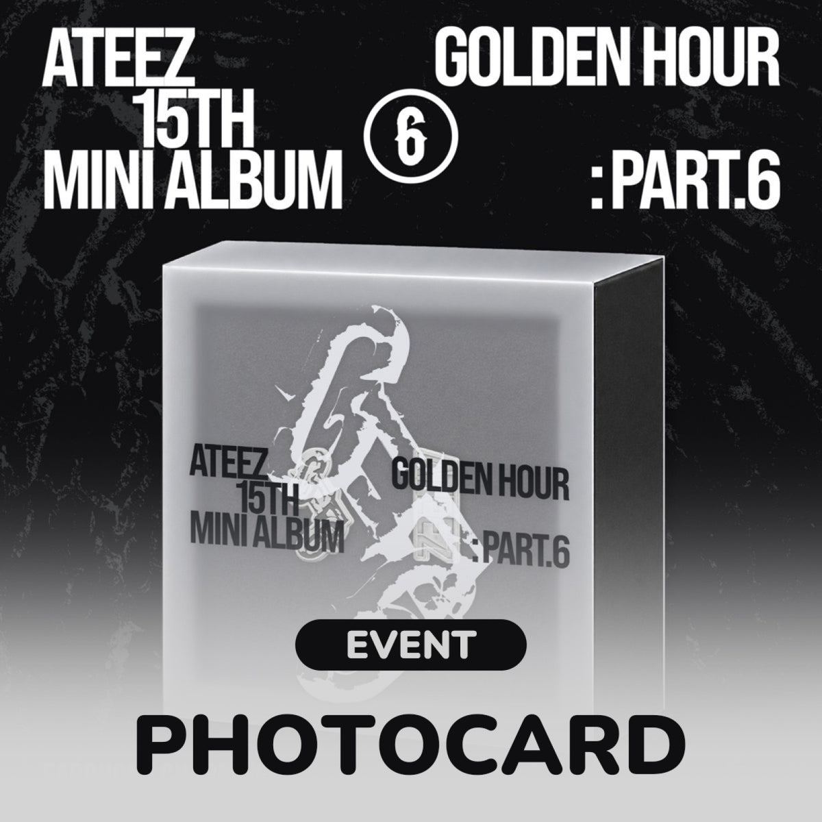 [ATEEZ|أتيز] (One) ATEEZ - 15th Mini Album [GOLDEN HOUR : Part.6] (Earphone Charm Ver., NFC Album) | أتيز - الألبوم المصغر الخامس عشر [غولدن أور: الجزء السادس] (نسخة حلية السماعات، ألبوم NFC)