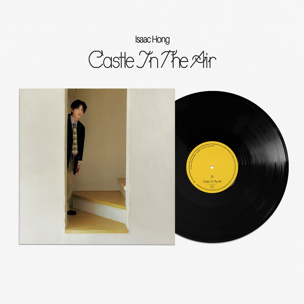 [Isaac Hong|آيزاك هونغ] {Kpop} (One) ISAAC HONG - [Castle In The Air] (12-inch Black Vinyl LP, Gatefold Pop-Up Cover 641 x 315 mm) | آيزاك هونغ - [كاسل إن ذي إير] (أسطوانة فينيل 12 إنش بغلاف منبثق)