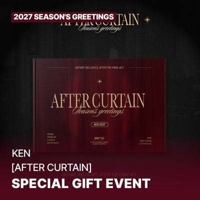 [KEN|كين] {Kpop} (Set) KEN - 2027 Season's Greetings [AFTER CURTAIN] 27 x 20 x 5 cm | كين - تهاني الموسم ٢٠٢٧ [AFTER CURTAIN] ‏٢٧ × ٢٠ × ٥ سم