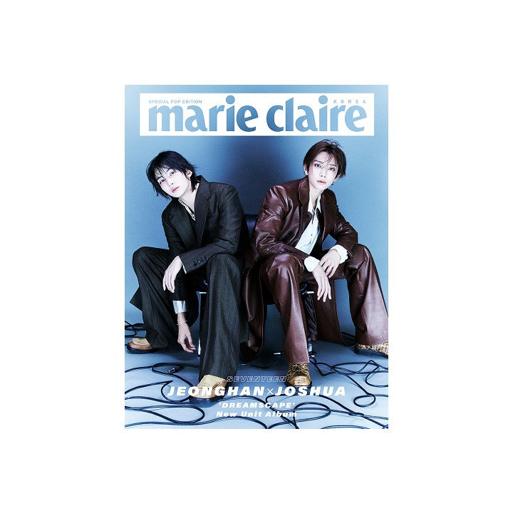 [Seventeen|سفنتين] (One) SEVENTEEN JEONGHAN X JOSHUA - Marie Claire Korea Special Pop Edition (A Type / JEONGHAN x JOSHUA) 260 x 335 mm | سفنتين جونغهان وجوشوا - مجلة ماري كلير كوريا الإصدار الخاص (نسخة A / جونغهان وجوشوا)