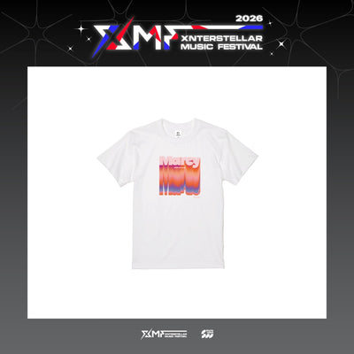 [Marcy|مارسي] {Kpop} (One) MARCY - Marcy Logo T-Shirt (White, Size M / L / XL) (XMF 2026 Xnterstellar Music Festival) | مارسي - تي شيرت بشعار مارسي (أبيض، مقاس M / L / XL) (مهرجان XMF 2026 إكسنترستيلار الموسيقي)