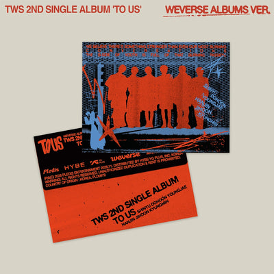 [TWS|تي دبليو إس] {Kpop} (One) TWS - 2nd Single Album [TO US] (Weverse Albums Ver., Platform Album) | تي دبليو إس - الألبوم الفردي الثاني [TO US] (نسخة ويفرس ألبومز، ألبوم ذكي)
