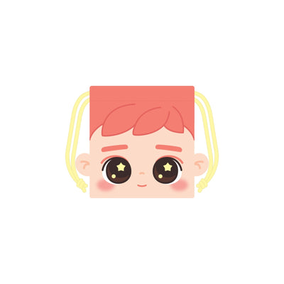 [PARK JI HOON|بارك جي هون] {Kpop} (One) PARK JI HOON - Character Drawstring Pouch 16.5 x 14 cm (2026 PARK JI HOON ASIA FANCON [RE:FLECT] ENCORE IN SEOUL) | بارك جي هون - حقيبة صغيرة برباط (فانكون بارك جي هون الآسيوي 2026 [ري:فلكت] الحفل الإضافي في سيول)