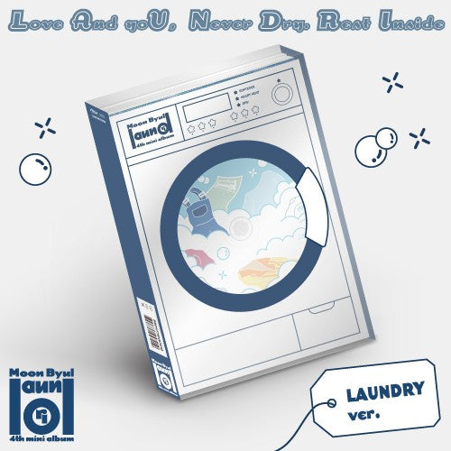 [MOON BYUL|مون بيول] {Kpop} (One) MOON BYUL (MAMAMOO) - 4th Mini Album [laundri] (Laundry Ver.) 13 x 21.4 cm 84p | مون بيول - الألبوم المصغّر الرابع لاوندري (نسخة الغسيل)
