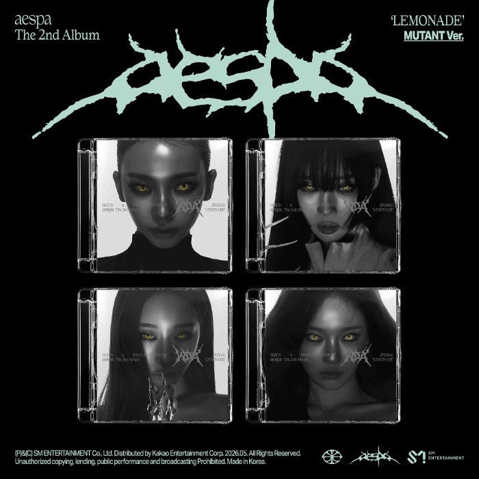 [aespa|إسبا] {Kpop} (One) aespa - The 2nd Album [LEMONADE] (MUTANT Ver.) | إسبا - الألبوم الثاني [ليموناضة] (نسخة MUTANT)