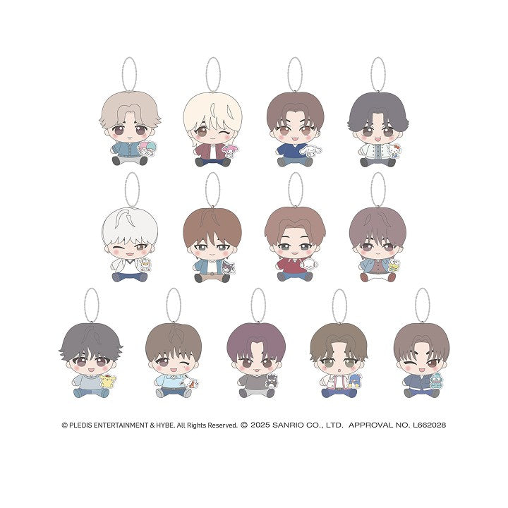 [Seventeen|سفنتين] (One) SEVENTEEN - SANRIO CHARACTERS Mascot Keychain 12 x 10 cm | سفنتين - سلسلة مفاتيح ماسكوت (تعاون سانريو)