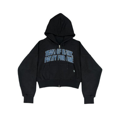 [ATEEZ|أتيز] (One) ATEEZ - 8 ROOM Crop Zip-Up Hoodie (Pop-up [8 ROOM]) | أتيز - هودي كروب بسحّاب ٨ روم (بوب أب [٨ روم])