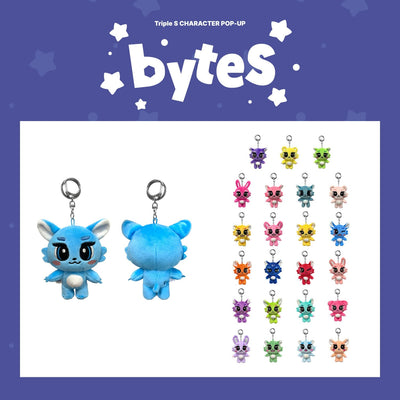 [tripleS|تريبل إس] {Kpop} (One) tripleS - byteS Plush Keyring 70 x 100 x 45 mm (Official Character Pop-Up [byteS]) | تريبل إس - ميدالية دمية محشوة بايتس ٧٠ × ١٠٠ × ٤٥ مم (بوب أب الشخصيات الرسمية [byteS])