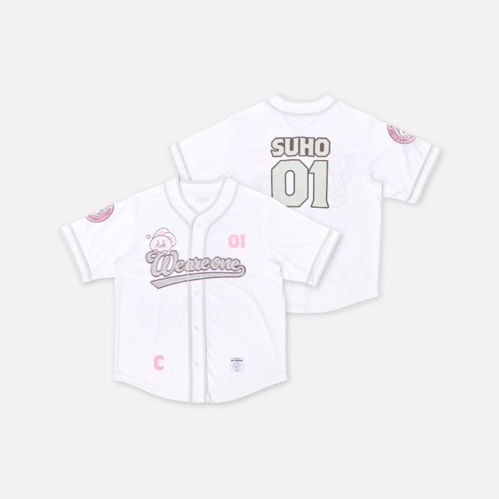 [EXO|أكسو] (One) EXO - Character Baseball Uniform (Member Select) (2026 [We are DOLL! EXO-MUNGCHIZ] Character MD) | أكسو - قميص بيسبول بالشخصية (اختيار العضو) (مجموعة شخصيات EXO-MUNGCHIZ ٢٠٢٦)