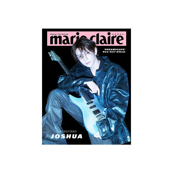 [Seventeen|سفنتين] (One) SEVENTEEN JEONGHAN X JOSHUA - Marie Claire Korea Special Pop Edition (C Type / JOSHUA) 260 x 335 mm | سفنتين جونغهان وجوشوا - مجلة ماري كلير كوريا الإصدار الخاص (نسخة C / جوشوا)