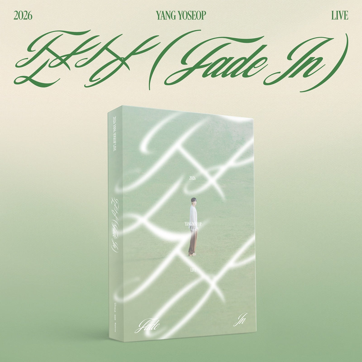 [YANG YOSEOP|يانغ يوسوب] {Kpop} (One) YANG YOSEOP - 2026 LIVE [Fade In] (Digipak, 2 CD-R + 132p Booklet) | يانغ يوسوب - ألبوم الحفل الحي ٢٠٢٦ [Fade In] (ديجيباك بقرصين)