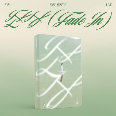 [YANG YOSEOP|يانغ يوسوب] {Kpop} (One) YANG YOSEOP - 2026 LIVE [Fade In] (Digipak, 2 CD-R + 132p Booklet) | يانغ يوسوب - ألبوم الحفل الحي ٢٠٢٦ [Fade In] (ديجيباك بقرصين)