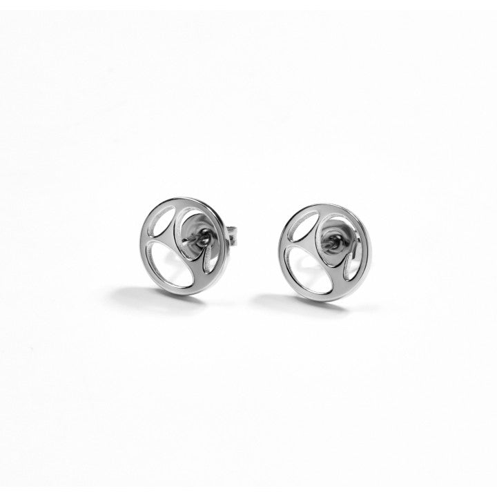 [ENHYPEN|انهايبن] (One) ENHYPEN - Brand Renewal Earrings 0.9 x 0.9 cm (304 Stainless Steel) | انهايبن - أقراط من مجموعة تجديد الهوية ٠٫٩ × ٠٫٩ سم (ستانلس ستيل ٣٠٤)