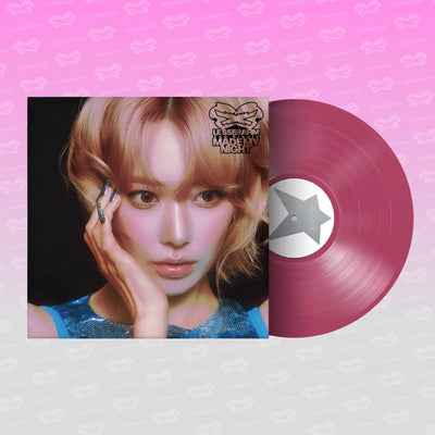 [LE SSERAFIM|لو سيرافيم] {Kpop} (One) LE SSERAFIM - 2nd Single Album [Made My Night] (Vinyl LP, HOT PINK Ver.) 302 x 302 mm | لو سيرافيم - الألبوم المفرد الثاني [Made My Night] (أسطوانة فينيل، نسخة HOT PINK) ٣٠٢ × ٣٠٢ مم