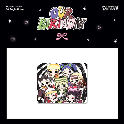 [OURBIRTHDAY|أور بيرث داي] {Kpop} (One) OURBIRTHDAY - Mouse Pad 22 x 17.5 cm (Our Birthday Pop-Up MD) | أور بيرث داي - لوحة ماوس ٢٢ × ١٧٫٥ سم (منتجات بوب أب أور بيرث داي)