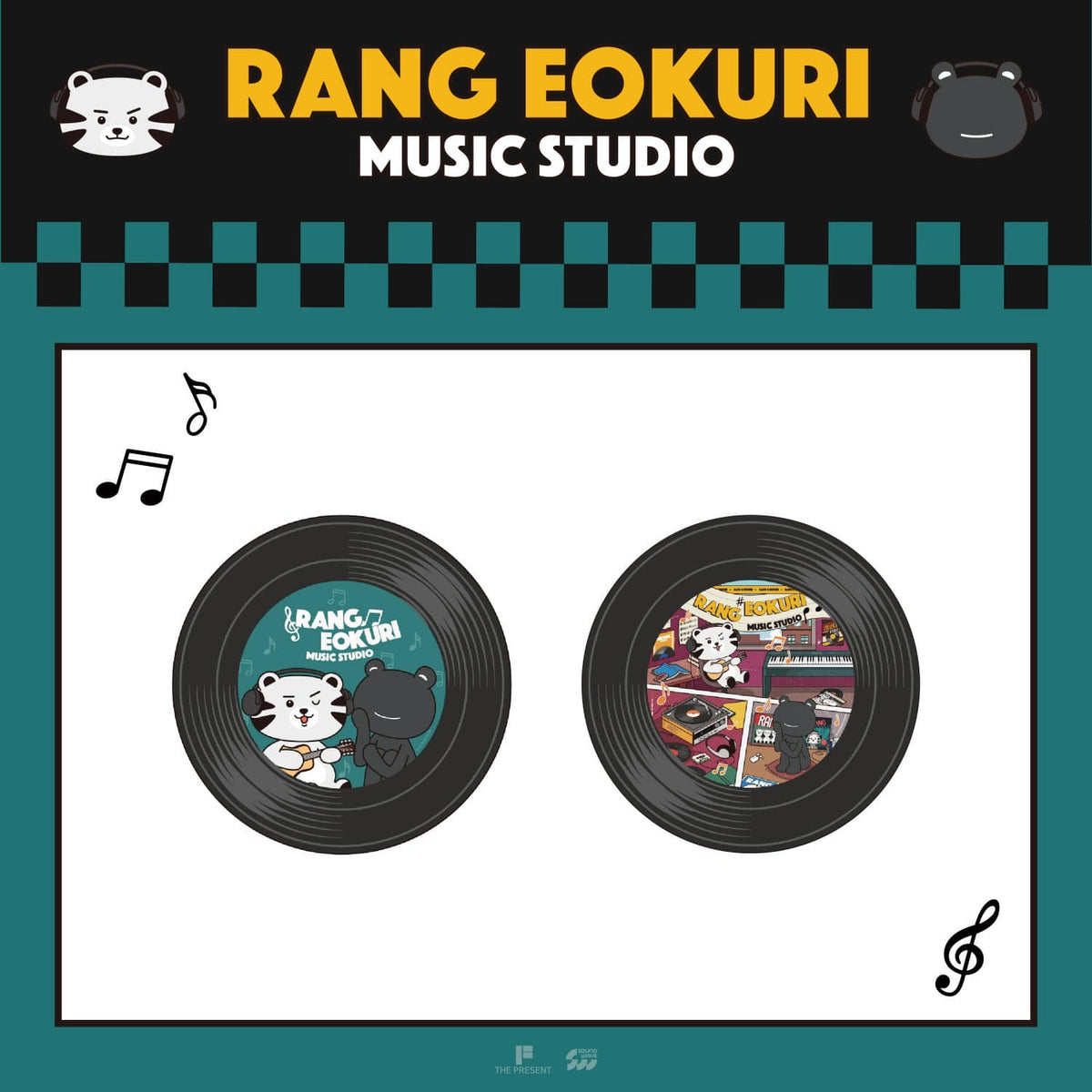 [Actor|ممثل] (One) AHN HYO SEOP - Acrylic Record Coaster 105 x 105 mm (Pop-Up [RANG & EOKURI MUSIC STUDIO]) | آن هيو سوب - قاعدة أكواب أكريليك بشكل أسطوانة (متجر البوب أب [RANG & EOKURI MUSIC STUDIO])
