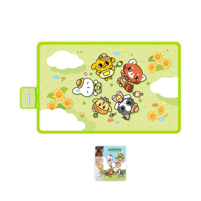 [AND2BLE|آند تو بل] {Kpop} (One) AND2BLE - Picnic Mat 145 x 90 cm (2026 OFFICIAL CHARACTER POP-UP [N:DVERSE GARDENING]) | آند تو بل - سجادة نزهة ١٤٥ × ٩٠ سم (بوب أب الشخصيات الرسمي ٢٠٢٦ [N:DVERSE GARDENING])