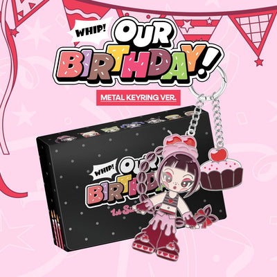[OURBIRTHDAY|أور بيرث داي] {Kpop} (One) OURBIRTHDAY - 1st Single Album [Our Birthday] (Metal Keyring Ver. (FANS Platform Album)) | أور بيرث داي - الألبوم المفرد الأول [أور بيرث داي] (نسخة ميدالية المفاتيح المعدنية (ألبوم منصة فانز))