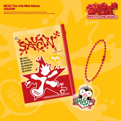 [NEXZ|نيكسز] {Kpop} (One) NEXZ - The 4th Mini Album [SAUCIN'] (Photo Pack Ver.) 10 x 14.5 cm | نيكسز - الألبوم المصغّر الرابع [ساوسِن] (نسخة فوتو باك) ١٠ × ١٤٫٥ سم