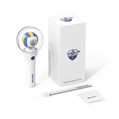 [Lightstick|عصا إضاءة] (One) KOVO Official Light Stick - WOORI WON 9.5 x 9.5 x 23 cm (2025 Korean Volleyball) | عصا الإضاءة الرسمية ووري وون ٩٫٥ × ٩٫٥ × ٢٣ سم (دوري الكرة الطائرة الكوري ٢٠٢٥)
