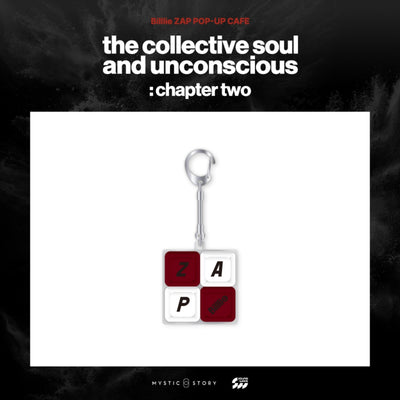 [Billlie|بيلي] {Kpop} (One) Billlie - ZAP Keycap Keyring 37 x 105 mm (Pop-Up Cafe [the collective soul and unconscious: chapter two]) | بيلي - ميدالية بأزرار لوحة مفاتيح ZAP ٣٧ × ١٠٥ مم (مقهى البوب أب [the collective soul and unconscious: chapter two])