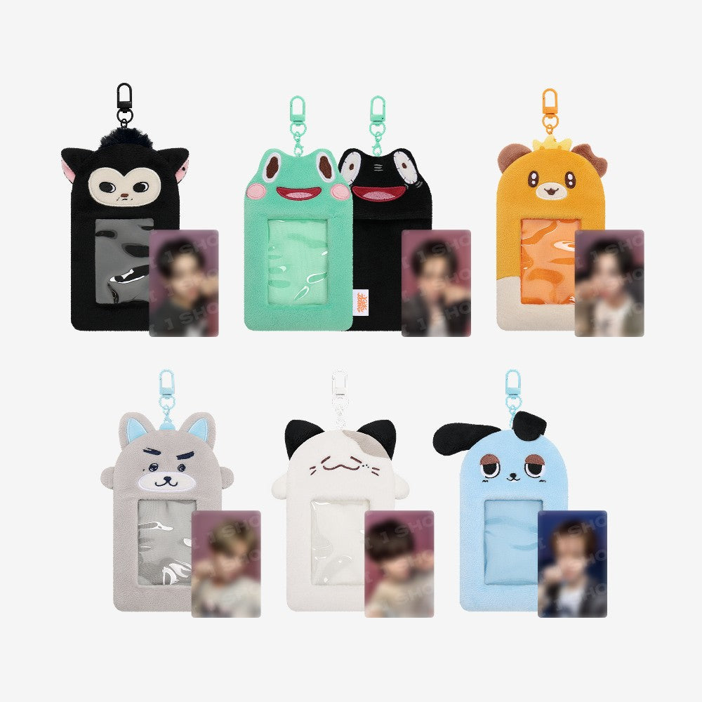 [KickFlip|كيك فليب] {Kpop} (One) KICKFLIP - KICKDOONGS Plush Photocard Holder (Choose Character) (KICK OFF THE WALL Pt.1 Pop-Up Store) | كيك فليب - حافظة بطاقات صور مبطنة كيك دونغز (اختاري الشخصية) (متجر كيك أوف ذا وول الجزء الأول المؤقت)