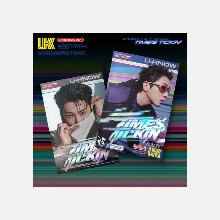 [TVXQ|تي في اكس كيو] {Kpop} (One) U-KNOW - The 1st Single Album [Time's Tickin'] (Photobook Ver.) | يونهو - ألبوم السينغل الأول [تايمز تيكن] (نسخة كتيّب الصور)