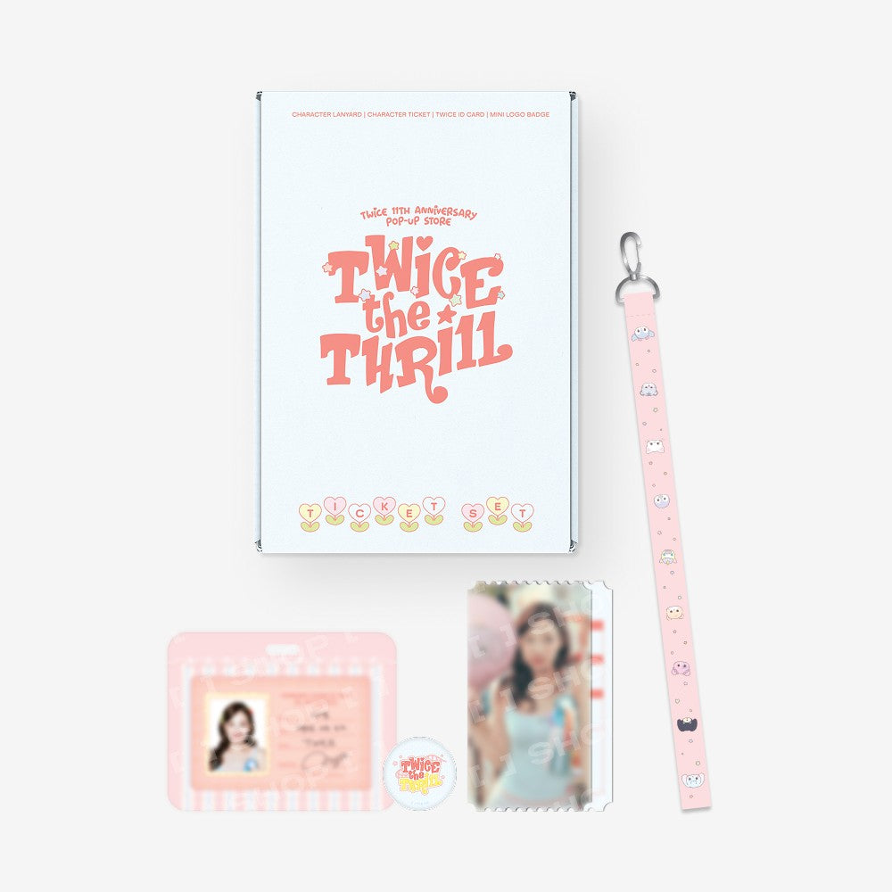 [Twice|توايس] {Kpop} (Set) TWICE - TWICE LAND Ticket Set (TWICE THE THRILL Pop-Up Store) | توايس - طقم تذاكر توايس لاند (متجر توايس ذا ثريل المؤقت)