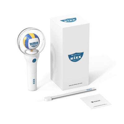 [Lightstick|عصا إضاءة] (One) KOVO Official Light Stick - GS CALTEX KIXX 9.5 x 9.5 x 23 cm (2025 Korean Volleyball) | عصا الإضاءة الرسمية جي إس كالتكس كيكس ٩٫٥ × ٩٫٥ × ٢٣ سم (دوري الكرة الطائرة الكوري ٢٠٢٥)