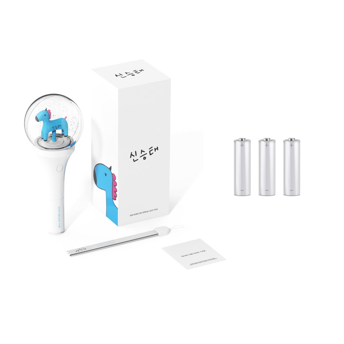 [SHIN SEUNG TAE|شين سونغ تاي] {Kpop} (Set) SHIN SEUNG TAE - Official Light Stick + Strap + Batteries | شين سونغ تاي - العصا الضوئية الرسمية + حزام + بطاريات