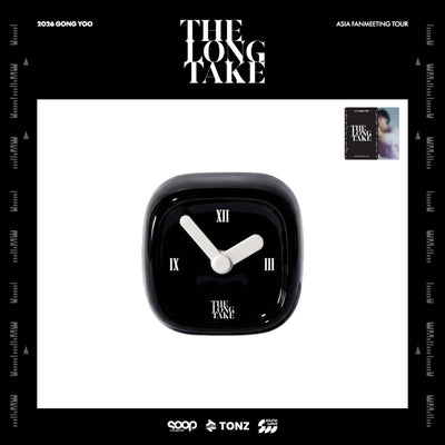 [Actor|ممثل] (One) GONG YOO - Desk Clock 12 x 8 x 9.5 cm + Photo Card (2026 GONG YOO ASIA FANMEETING TOUR [THE LONG TAKE] MD 10) | كونغ يو - ساعة مكتب ١٢ × ٨ × ٩٫٥ سم مع بطاقة صورة (جولة اللقاء الآسيوية ٢٠٢٦ لكونغ يو [THE LONG TAKE] المنتج 10)