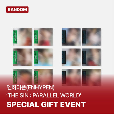 [ENHYPEN|انهايبن] (One) ENHYPEN - Spin-off Single [THE SIN : PARALLEL WORLD] (ENGENE Ver., random 1 of 12) | انهايبن - سينغل [THE SIN : PARALLEL WORLD] (نسخة ENGENE، عشوائية من ١٢)