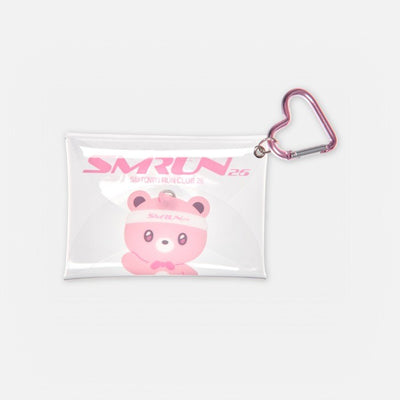 [SMTOWN|إس إم تاون] {Kpop} (One) SMTOWN RUN CLUB 26 - Clear PVC Pouch 11.2 x 7.5 cm | إس إم تاون ران كلوب 26 - حقيبة شفافة صغيرة