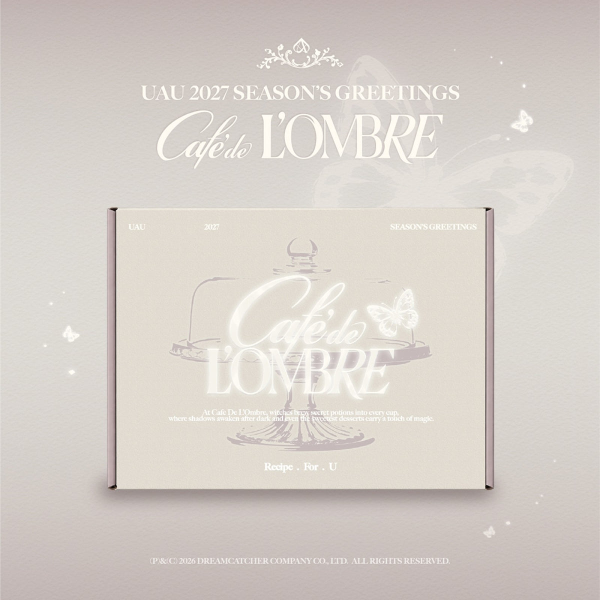 [UAU|يو أيه يو] {Kpop} (Set) UAU - 2027 Season's Greetings [Cafe De L'Ombre_Recipe. For. U] | يو أيه يو - تهاني الموسم 2027 [كافيه دو لومبر]