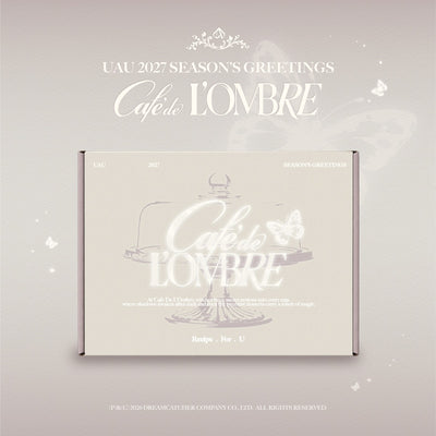 [UAU|يو أيه يو] {Kpop} (Set) UAU - 2027 Season's Greetings [Cafe De L'Ombre_Recipe. For. U] | يو أيه يو - تهاني الموسم 2027 [كافيه دو لومبر]