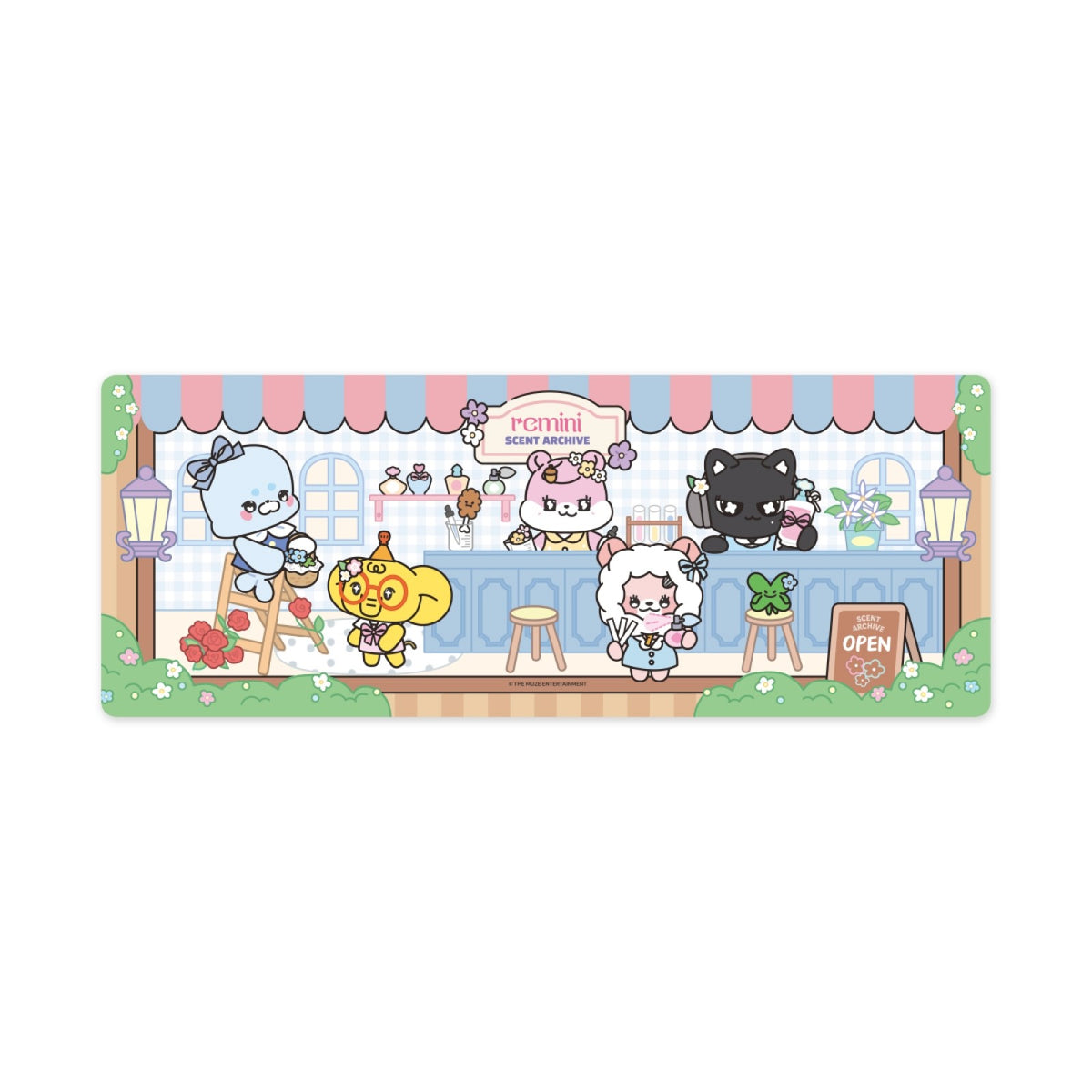 [RESCENE|ريسين] {Kpop} (One) RESCENE - Desk Mat (POP-UP [Scent Archive - MEMORIES OF RESCENE] OFFICIAL MD) | ريسين - سجادة مكتب (بوب أب [أرشيف العطر - ذكريات ريسين] المنتجات الرسمية)